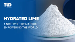 Glancing at hydrated lime, a powering mineral