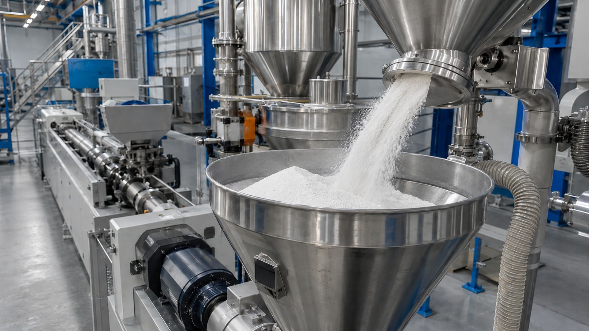 High-performance ACR designed for efficient PVC extrusion and molding.