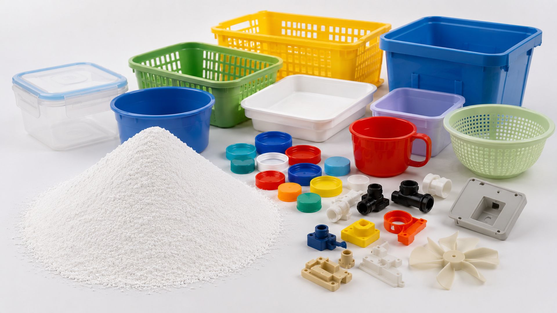 Quality of njection molding products depends on the performance of the Ground calcium carbonate used