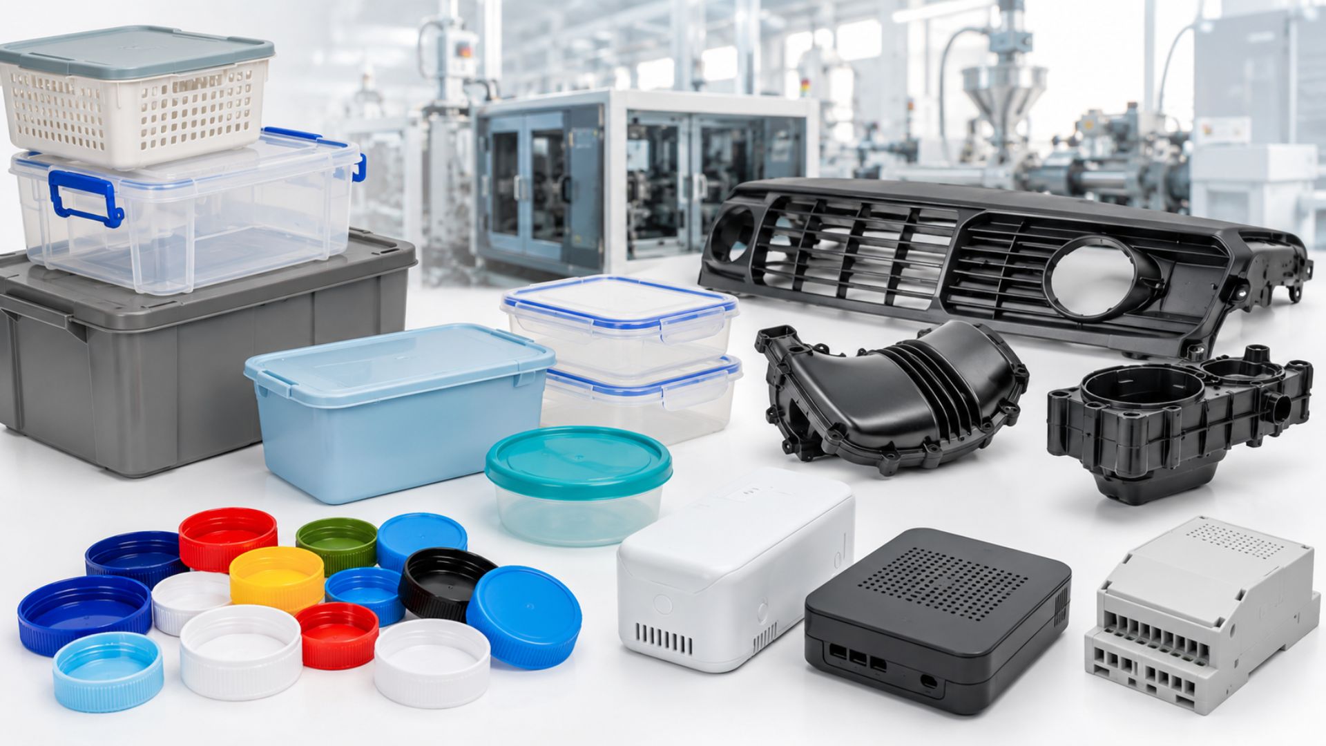 Different injection-molded products require different calcium carbonate grades