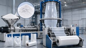 Ground Calcium Carbonate In Blown Film