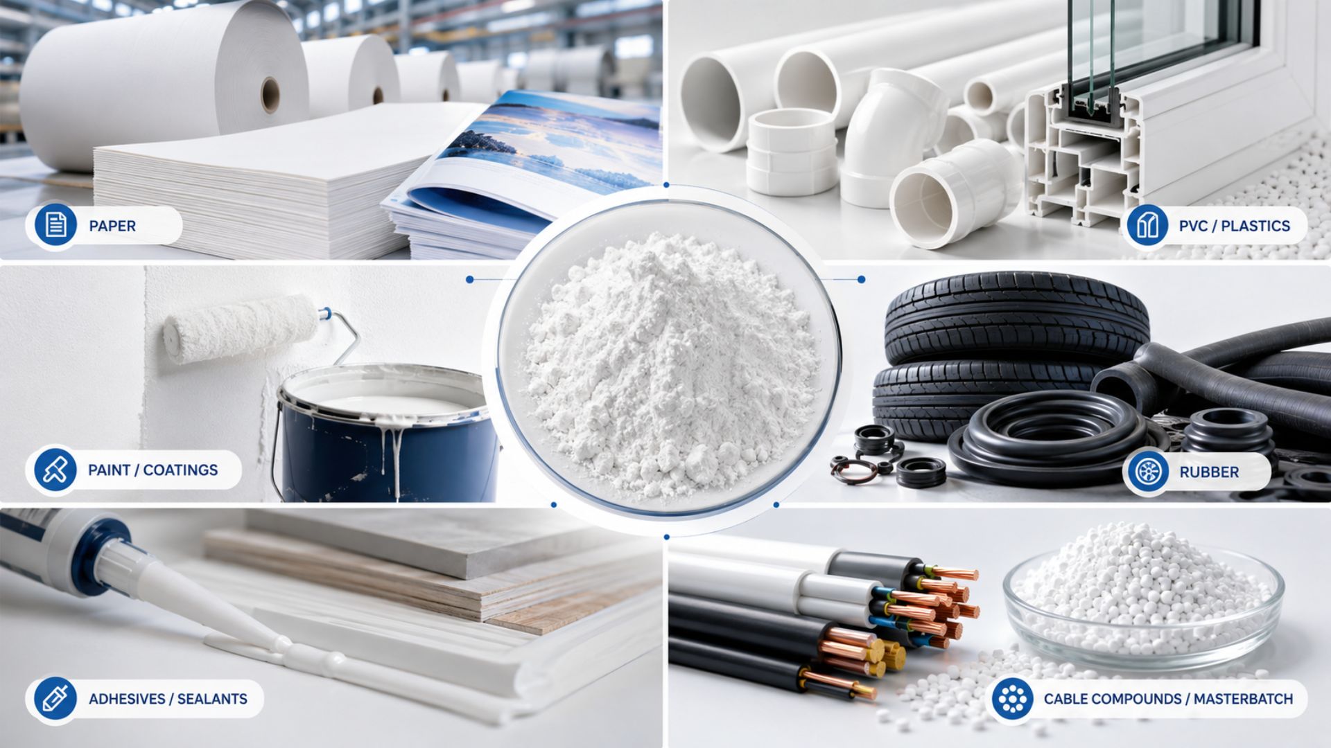 Different industries require different GCC characteristics, making the choice of grinding method applications