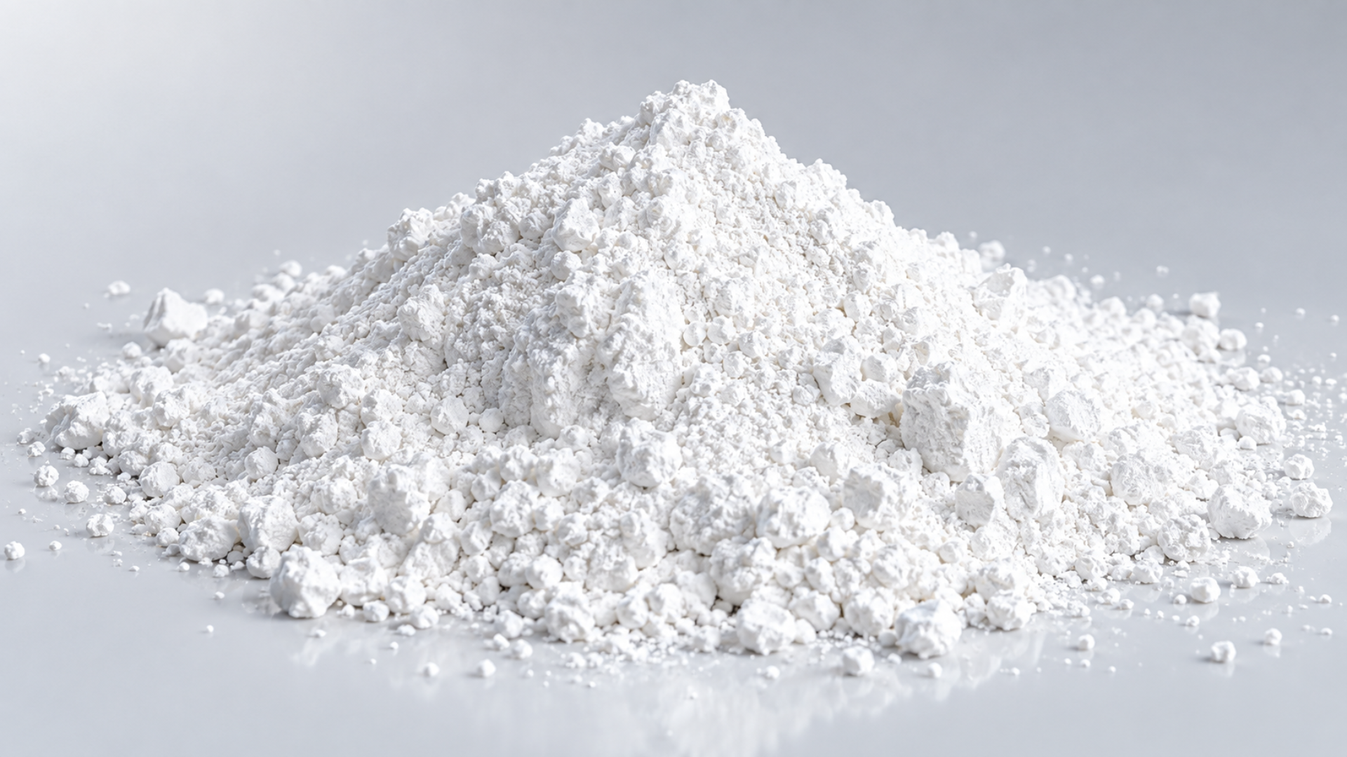 TiO₂ powder with a fine white appearance